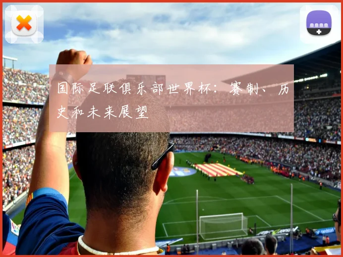 国际足联俱乐部世界杯：赛制、历史和未来展望